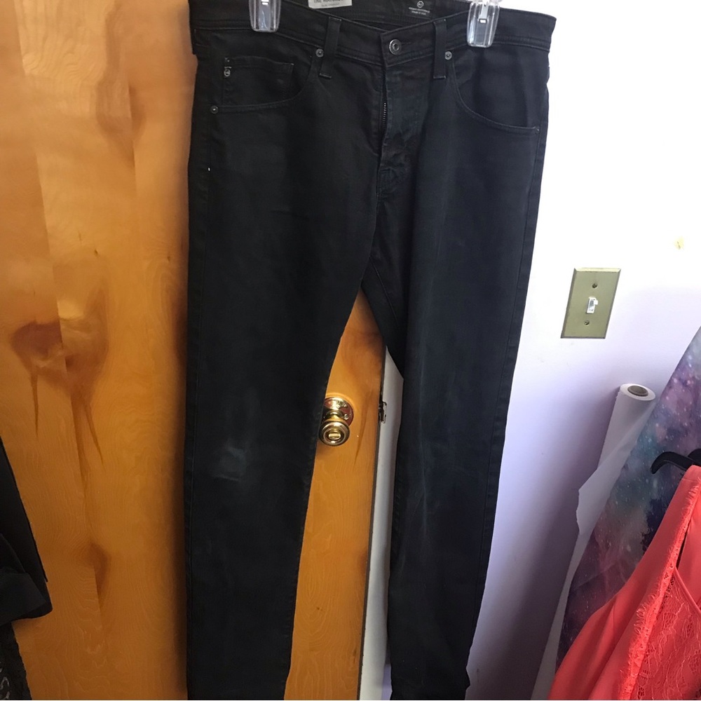 Adriano Goldschmied | Black The Matchbox Slim Straight Pants sz34